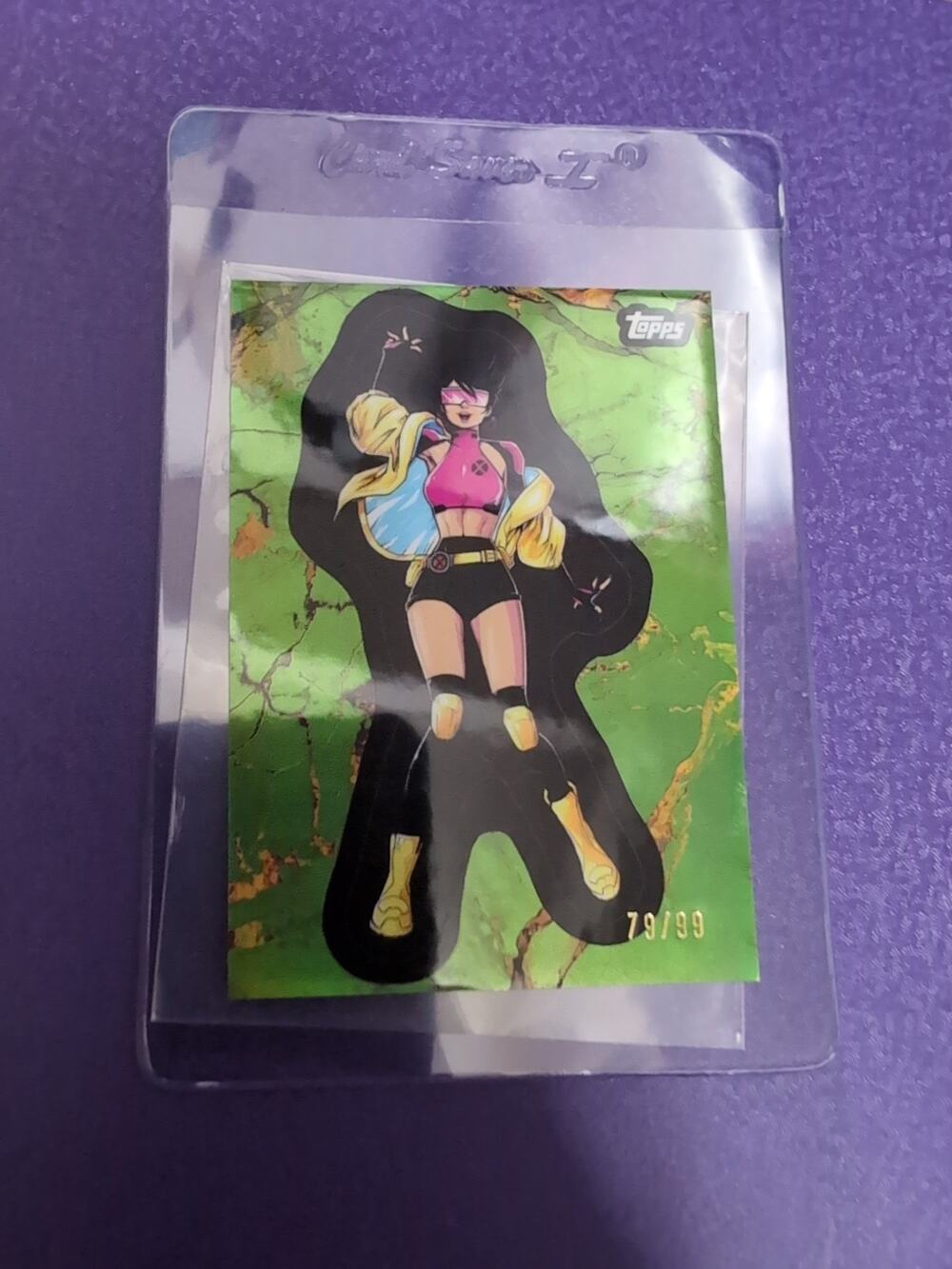 Topps Marvel Comic Book Heroes 2025 Jubilee /99 X Men Green Foil SP